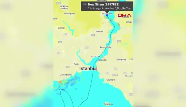 İstanbul Boğazı'nda Denize Düşen Kılavuz Kaptan Hayatını Kaybetti