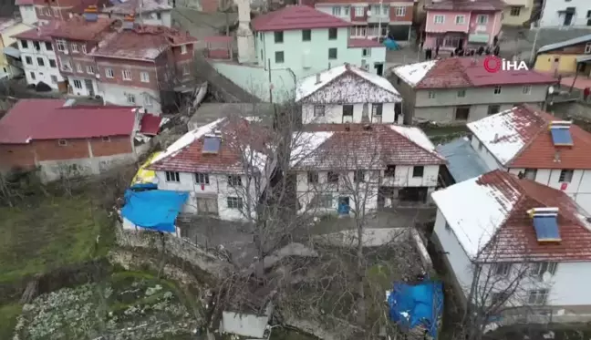 Tokat Günebakan Köyü'nde heyelan faciası: Cami yıkıldı, ev ve yollarda çatlaklar oluştu