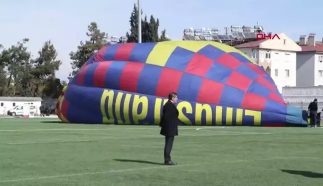 Burdur'da Sıcak Hava Balonu Gösterisi