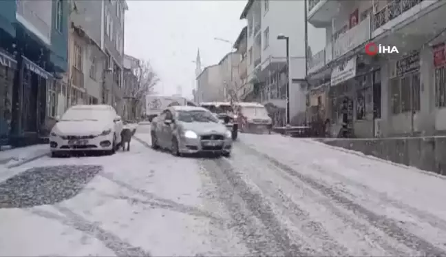 Tunceli'de kar yağışı etkili olmaya başladı