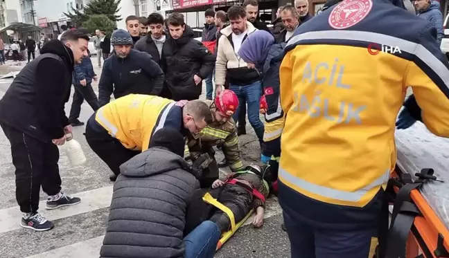 Bursa'da trafik kazası: 1'i ağır 4 yaralı