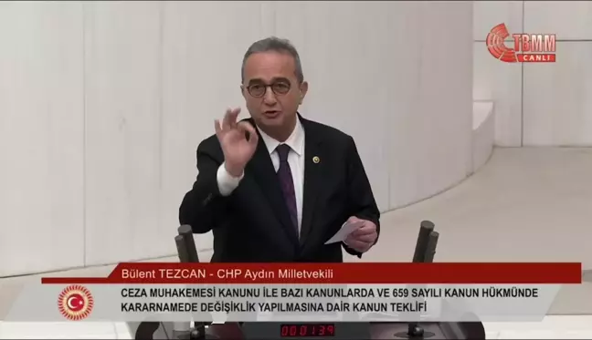 CHP Milletvekili Bülent Tezcan, 8. Yargı Paketi'ni eleştirdi