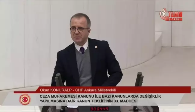 CHP Milletvekili Okan Konuralp, Kişisel Verilerin Korunması Kanunu'nda yapılan değişiklikleri eleştirdi