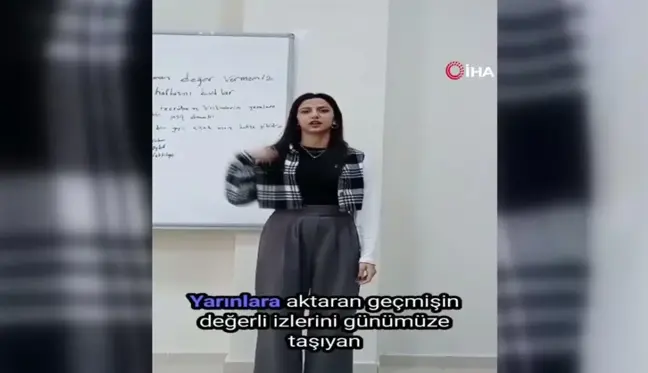 Üniversite öğrencilerinin Yaşlı Bakım Haftası için hazırladıkları video beğeni topladı