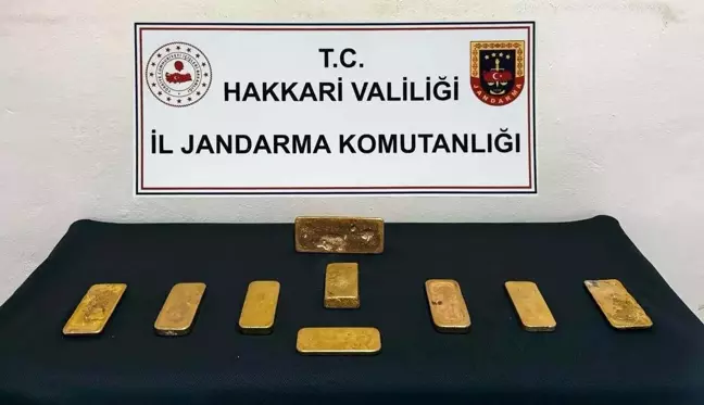 Hakkari'de 37 Milyon TL Değerinde Külçe Altın Ele Geçirildi