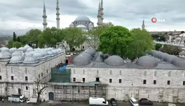 Süleymaniye Külliyesi'nde Darüşşifa bölümünün restorasyonunda sona gelindi