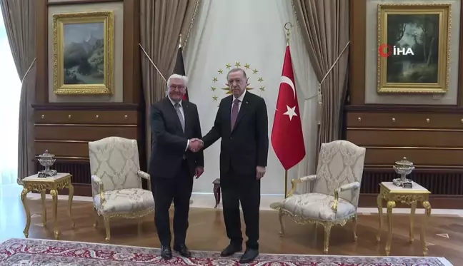 Cumhurbaşkanı Erdoğan, Almanya Cumhurbaşkanı Steinmeier ile görüştü