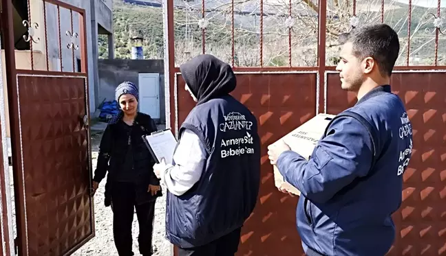 Gaziantep'te Bebeklere Süt Desteği Projesi