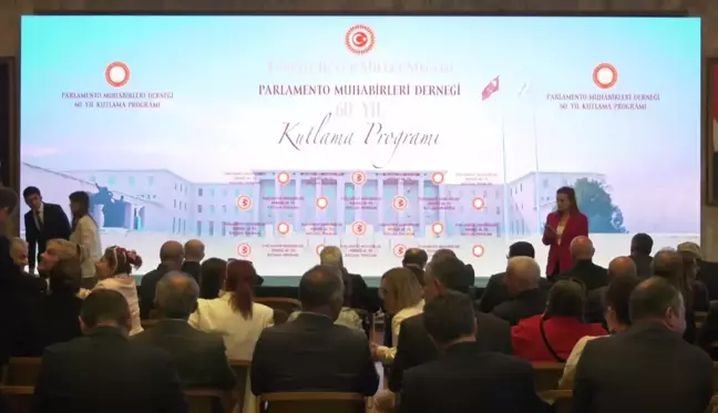 Parlamento Muhabirleri Derneği'nin 60. kuruluş yılı kutlandı