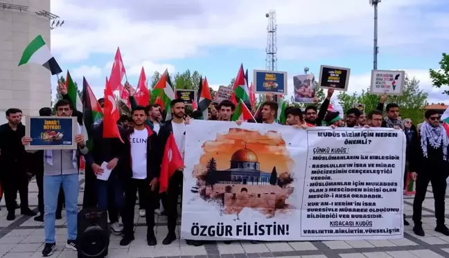 Eskişehir Osmangazi Üniversitesi Öğrencileri Filistin'e Destek Yürüdü