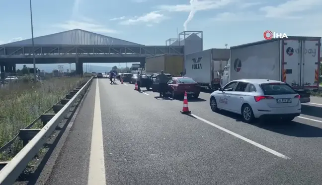 Düzce-Kaynaşlı Arası Otoyol Trafiğe Kapandı