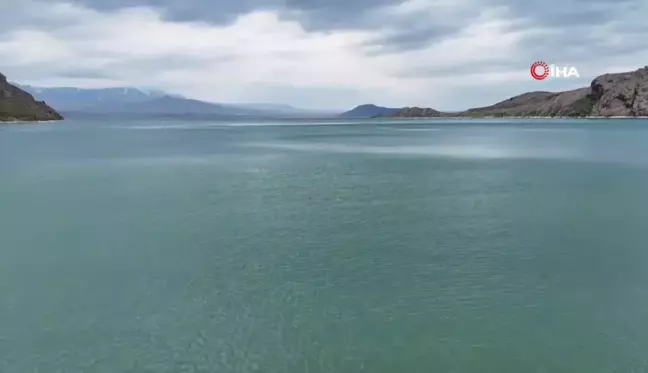 Van Gölü kıyılarındaki mikrobiyolitler vatandaşları şaşırttı