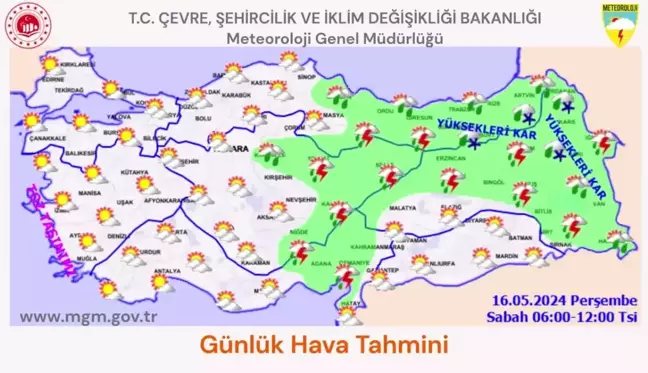 Meteorolojiden sağanak yağış uyarısı