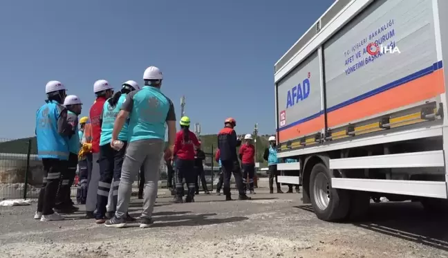 AFAD ve UMKE'den ortak tatbikat Kahramanmaraş'ta gerçekleştirildi