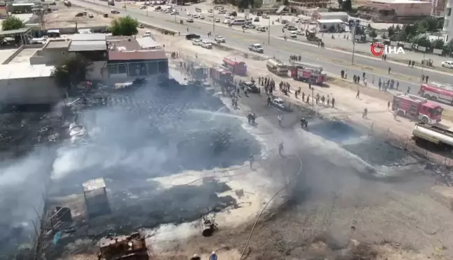 Gaziantep'te korkutan yangın