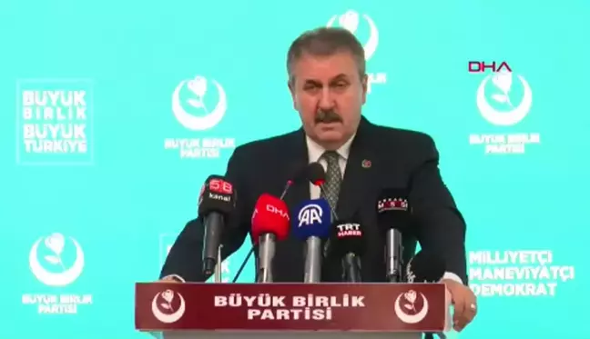 BBP Lideri Destici, Hakkari Belediyesi'ne yapılan operasyonu destekliyor