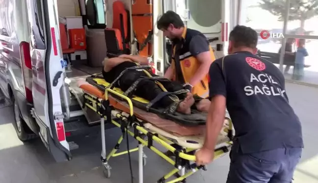 Balkondan düşen adamın beli kırıldı