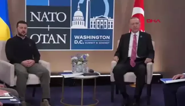Cumhurbaşkanı Erdoğan, Ukrayna Devlet Başkanı Zelenski ile Görüştü