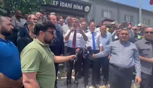 CHP Heyeti Eti Krom işçilerine destek için Elazığ'a geldi