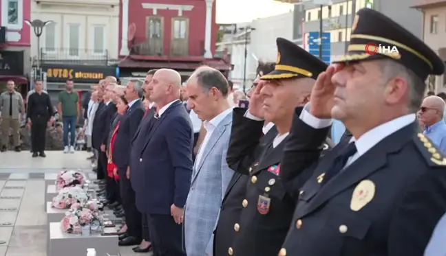 Edirne'de 15 Temmuz Demokrasi ve Milli Birlik Günü