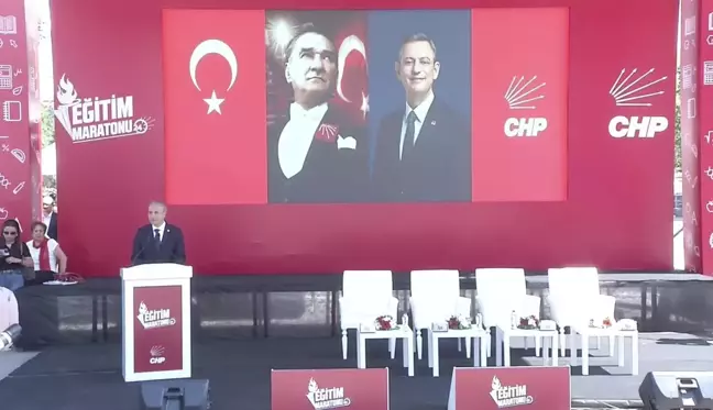 CHP Eğitim Maratonu'nda Eğitim Sorunlarına Dikkat Çekti