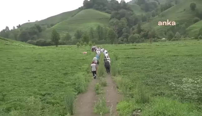 CHP Trabzon İl ve Of İlçe Örgütleri ÇAYKUR'u protesto etti