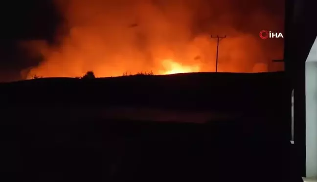 Diyarbakır'da anız yangını: Bölgedeki rüzgarın etkisiyle alevler geniş alana yayıldı