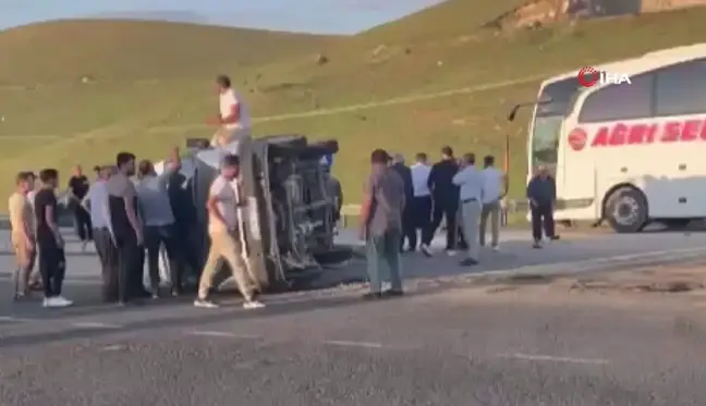 Pasinler'de zincirleme trafik kazası: 3 yaralı