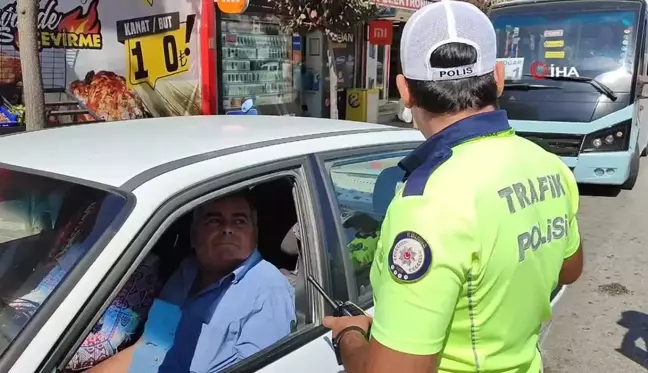 Keşan'da sürücüler, polise teşekkür etti