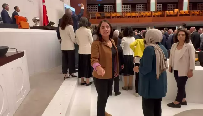 TBMM Genel Kurulu'nda DEM Parti Grup Başkanvekili'ne saldırı