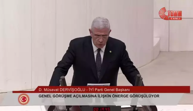 İYİ Parti Genel Başkanı Dervişoğlu, Can Atalay Kararı Hakkında Konuştu