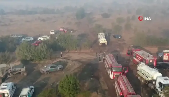 Çankırı'daki orman yangınına müdahale sürüyor