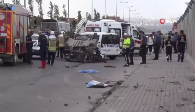 Etimesgut'ta trafik kazası: 1 ölü, 1 yaralı