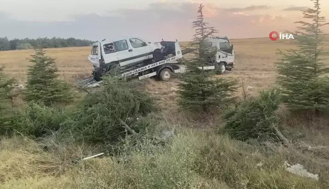 Şarampole yuvarlanan aracın sürücüsü hayatını kaybetti