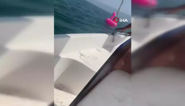 Yalova'da deniz simidiyle açıklara sürüklenen çocuk böyle kurtarıldı