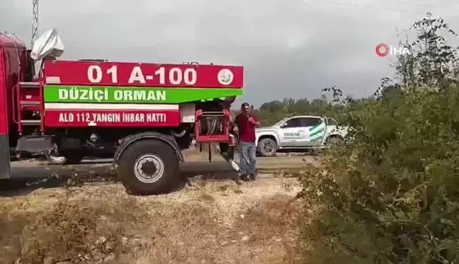 Osmaniye'de makilik alanda çıkan yangın söndürüldü