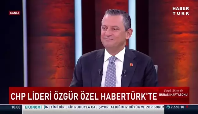 Özgür Özel: Cumhurbaşkanı Adayı Değilim. Erdoğan'ın 25 Yıllık İktidarını Sona Erdiren Genel Başkan Olarak Tarihe Geçmek Onurların En Büyüğü