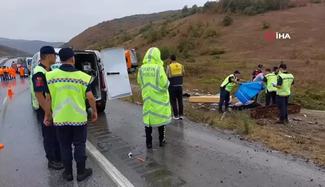 Samsun'daki kazada ölen 3 kişinin cansız bedeni otopsi için morga kaldırıldı