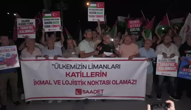 Saadet Partililer ABD'nin İzmir'e gönderdiği gemiye tepki gösterdi