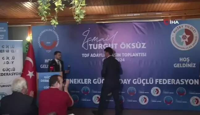 İsmail Turgut Öksüz, Trabzon Dernekler Federasyonu başkanlığına adaylığını açıkladı