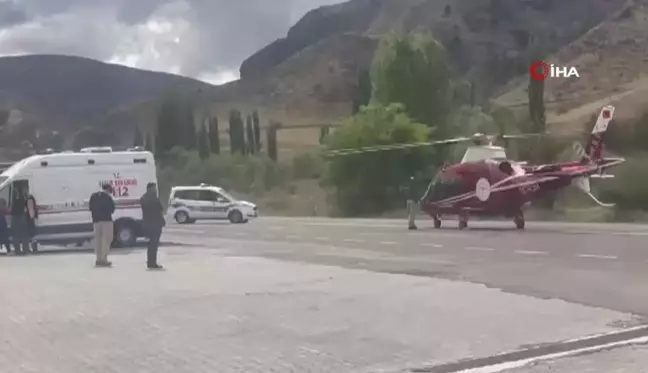 Ambulans Helikopter Kalp Krizi Geçiren Hastayı Erzurum'a Gönderdi