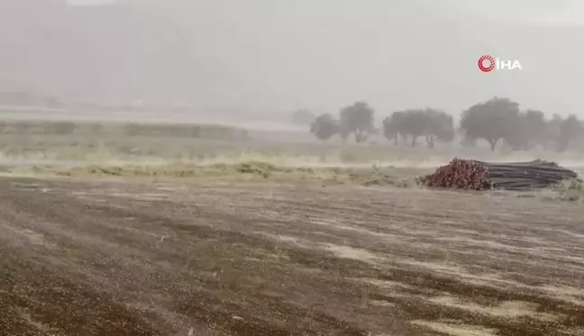 Mardin'de Dolu Yağışı Hayatı Olumsuz Etkiledi