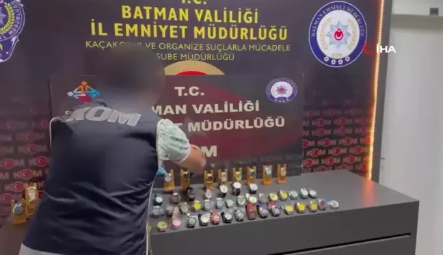 Batman'da 62 Adet Kaçak Saat Ele Geçirildi