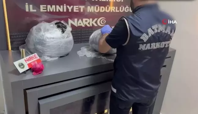 Batman'da Uyuşturucu Operasyonu: 2 Tutuklama