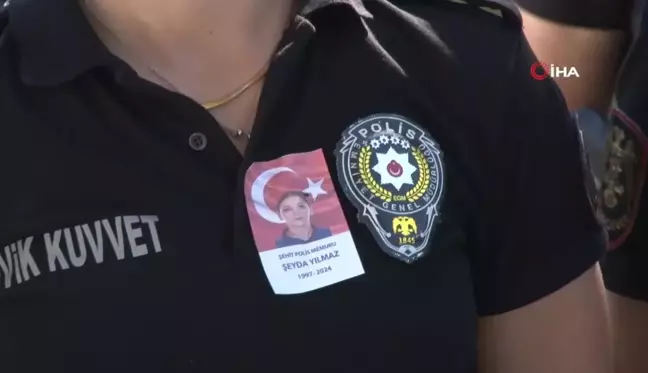 Meslektaşları şehit polis Şeyda Yılmaz için lokma dağıttı