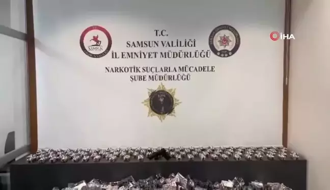 Samsun'da 92 Bin 400 Adet Sentetik Ecza Ele Geçirildi