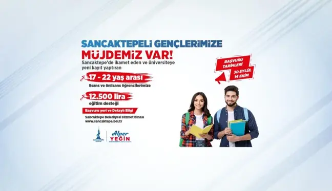 Sancaktepe Belediyesi 2024'te Üniversite Öğrencilerine Eğitim Desteği Sağlayacak