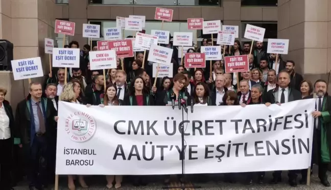 Avukatlar, CMK Ücret Tarifesinin Eşitlenmesi İçin Nöbet Tuttu