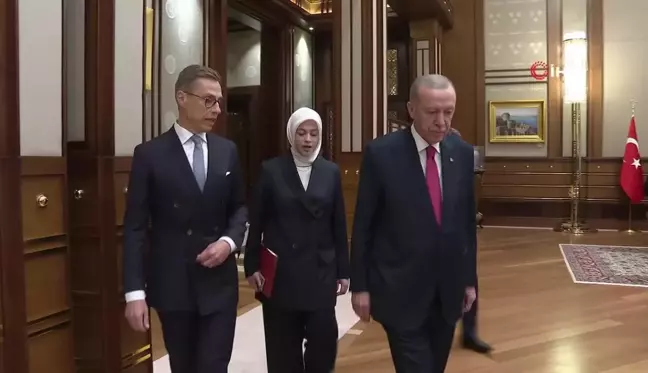 Cumhurbaşkanı Recep Tayyip Erdoğan, Finlandiya Cumhuriyeti Cumhurbaşkanı Alexander Stubb ile görüştü