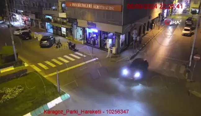 Kırklareli'nde Motosiklet Sürücüsü Otomobille Çarpıştı, Havaya Uçtu